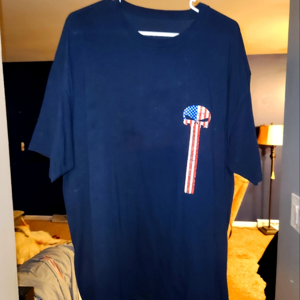 2 Mens USA Punisher T Shirts, size 2xl.  $15 EACH